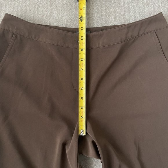 Chico's Pants Womens 1.5 (Size 10) Brown Crop Cargo Stretch Additions Casual - Picture 7 of 11